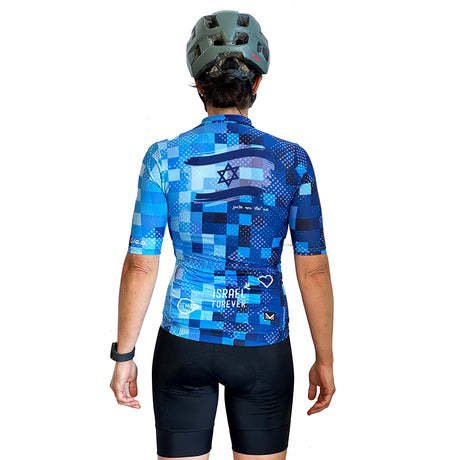 Limited Edition Cycling Shirt - חולצת רכיבה לנשים בצבע כחול