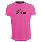 Funkier | לאוהבי רכיבה חולצת דרייפיט אופנתית גזרת יוניסקס בעיצוב Bicycle-Car