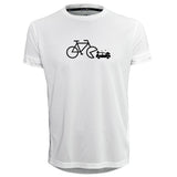 Funkier | לאוהבי רכיבה חולצת דרייפיט אופנתית גזרת יוניסקס בעיצוב Bicycle-Car