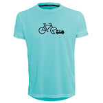 Funkier | לאוהבי רכיבה חולצת דרייפיט אופנתית גזרת יוניסקס בעיצוב Bicycle-Car