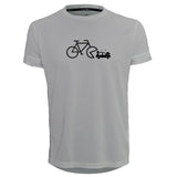 Funkier | לאוהבי רכיבה חולצת דרייפיט אופנתית גזרת יוניסקס בעיצוב Bicycle-Car