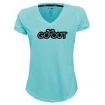 Funkier | מתנה לאוהבי רכיבה חולצת דרייפיט אופנתית גזרת נשים בעיצוב Go Out