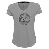 Funkier | לאוהבי רכיבה חולצת דרייפיט אופנתית גזרת נשים בעיצוב HOME IS WHERE THE HEART IS