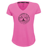 Funkier | לאוהבי רכיבה חולצת דרייפיט אופנתית גזרת נשים בעיצוב HOME IS WHERE THE HEART IS