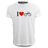 חולצת דרייפיט אופנתית לגברים בעיצוב I LOVE BIKES | לאוהבי רכיבה