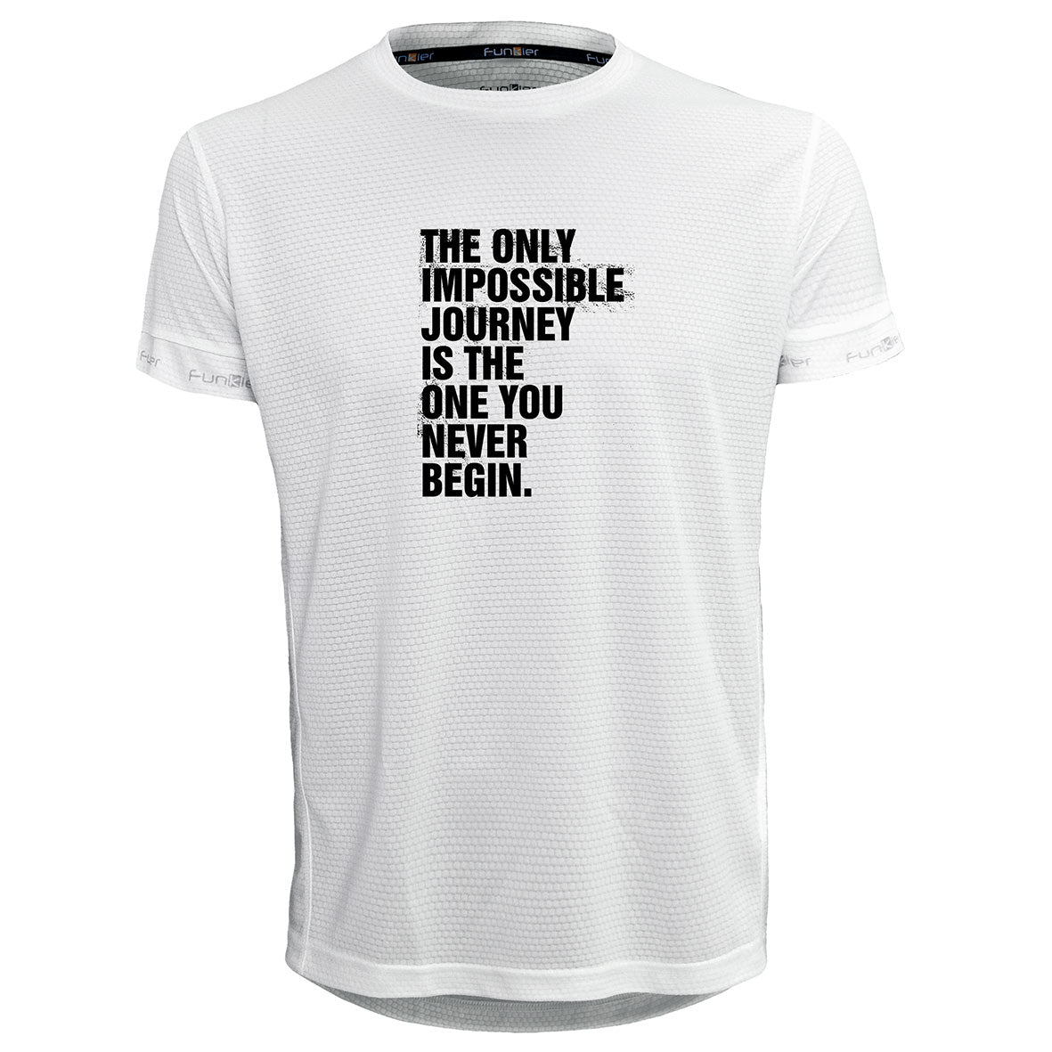 Funkier | מתנה לאוהבי רכיבה וריצה חולצת דרייפיט אופנתית גזרת יוניסקס בעיצוב JOURNEY