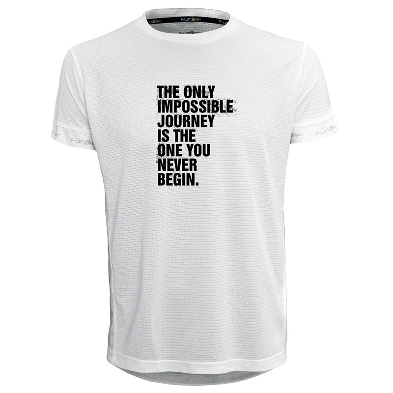 Funkier | מתנה לאוהבי רכיבה וריצה חולצת דרייפיט אופנתית גזרת יוניסקס בעיצוב JOURNEY