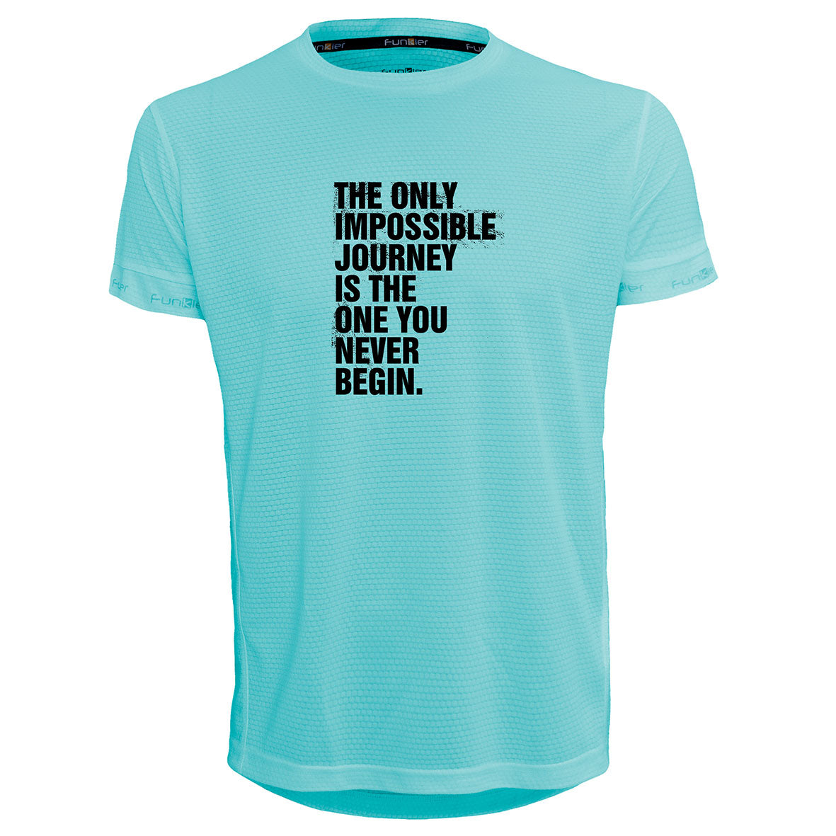 Funkier | מתנה לאוהבי רכיבה וריצה חולצת דרייפיט אופנתית גזרת יוניסקס בעיצוב JOURNEY