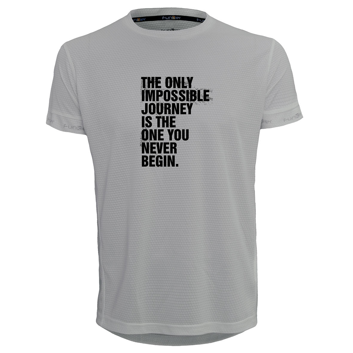 Funkier | מתנה לאוהבי רכיבה וריצה חולצת דרייפיט אופנתית גזרת יוניסקס בעיצוב JOURNEY