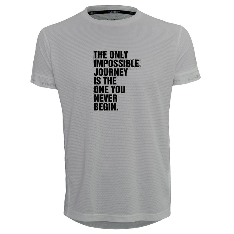 Funkier | מתנה לאוהבי רכיבה וריצה חולצת דרייפיט אופנתית גזרת יוניסקס בעיצוב JOURNEY