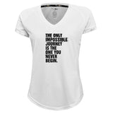 Funkier | מתנה לאוהבי ריצה ורכיבת אופניים חולצת דרייפיט אופנתית גזרת נשים בעיצוב JOURNEY