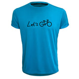 Funkier | לאוהבי רכיבה חולצת דרייפיט אופנתית גזרת יוניסקס בעיצוב LET'S GO