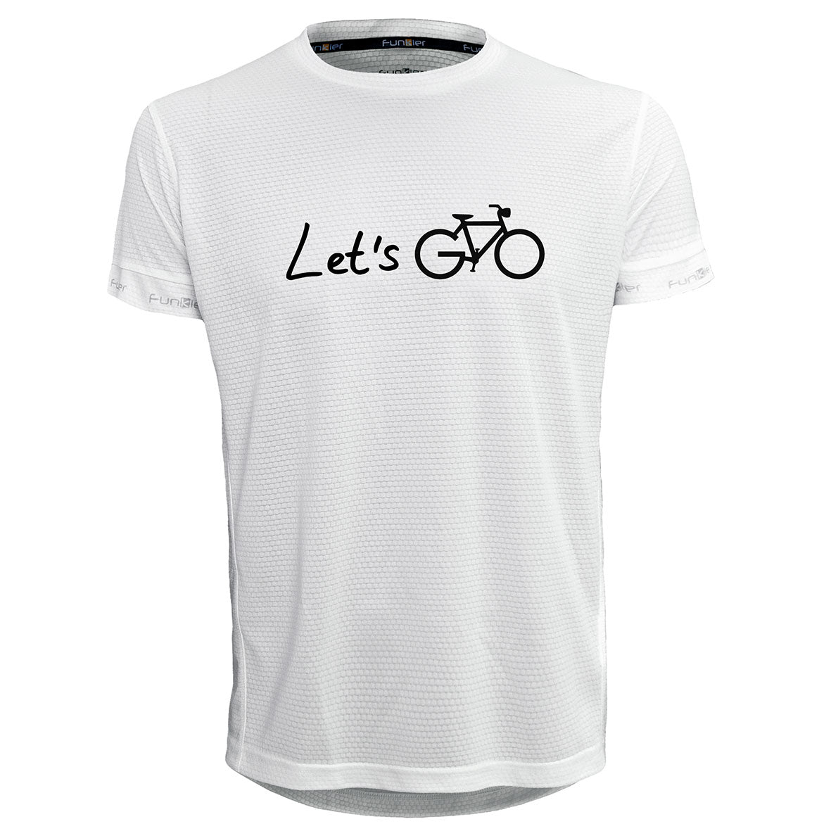 Funkier | לאוהבי רכיבה חולצת דרייפיט אופנתית גזרת יוניסקס בעיצוב LET'S GO