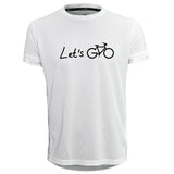 Funkier | לאוהבי רכיבה חולצת דרייפיט אופנתית גזרת יוניסקס בעיצוב LET'S GO