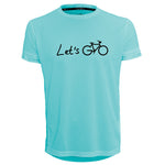 Funkier | לאוהבי רכיבה חולצת דרייפיט אופנתית גזרת יוניסקס בעיצוב LET'S GO