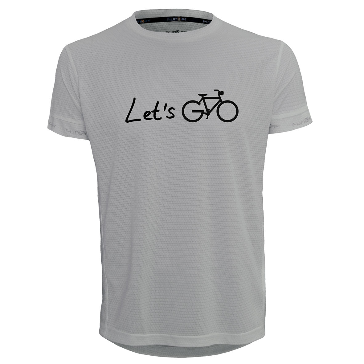 Funkier | לאוהבי רכיבה חולצת דרייפיט אופנתית גזרת יוניסקס בעיצוב LET'S GO