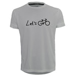 Funkier | לאוהבי רכיבה חולצת דרייפיט אופנתית גזרת יוניסקס בעיצוב LET'S GO