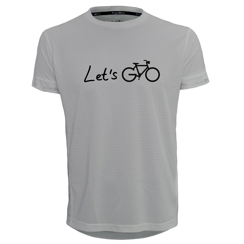 Funkier | לאוהבי רכיבה חולצת דרייפיט אופנתית גזרת יוניסקס בעיצוב LET'S GO