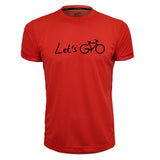 Funkier | לאוהבי רכיבה חולצת דרייפיט אופנתית גזרת יוניסקס בעיצוב LET'S GO