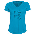 Funkier | לאוהבי רכיבה חולצת דרייפיט אופנתית גזרת נשים בעיצוב RIDE YOUR WAY