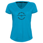 Funkier | לאוהבי רכיבה חולצת דרייפיט אופנתית גזרת נשים בעיצוב ROCK AND ROLL