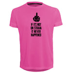 Funkier | לאוהבי ריצה ורכיבה חולצת דרייפיט אופנתית גזרת יוניסקס בעיצוב IF ITS NOT ON STRAVA IT NEVER HAPPENED