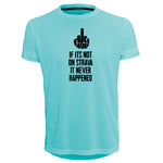 Funkier | לאוהבי ריצה ורכיבה חולצת דרייפיט אופנתית גזרת יוניסקס בעיצוב IF ITS NOT ON STRAVA IT NEVER HAPPENED