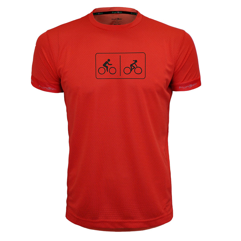 Funkier | לאוהבי רכיבה חולצת דרייפיט אופנתית גזרת יוניסקס בעיצוב SHE-HE