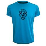 Funkier | לאוהבי רכיבה חולצת דרייפיט אופנתית גזרת יוניסקס בעיצוב BICYCLE-SKULL