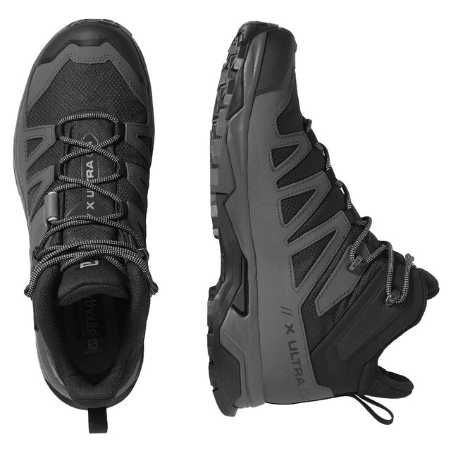 נעלי טיולים רחבות גברים - Salomon X Ultra 4 Mid Wide Gtx