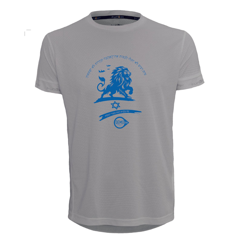 Funkier |  לאוהבי רכיבה וריצה חולצת דרייפיט גזרת יוניסקס בעיצוב עם כלביא