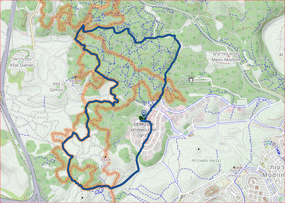 תמונה מהמסלול
