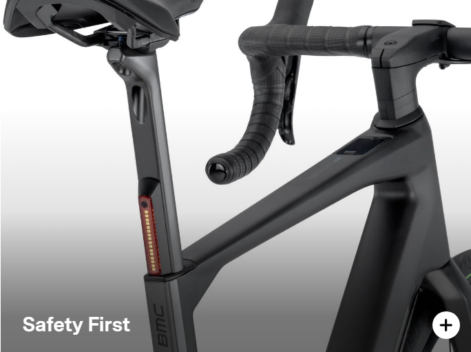 כביש חשמלי BMC Roadmachine 01 AMP THREE e-Road