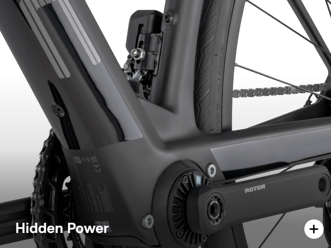 כביש חשמלי BMC Roadmachine 01 AMP THREE e-Road