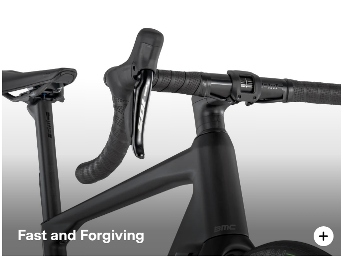 כביש חשמלי BMC Roadmachine 01 AMP THREE e-Road